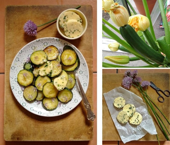 homegrown_Tristar_courgette_with_homemade_chive_butter