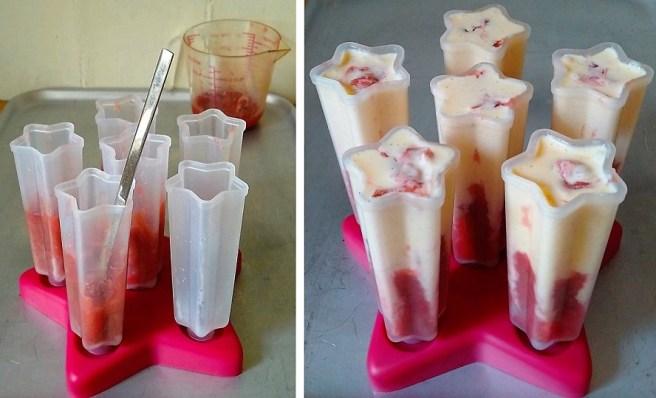 Spooning_in_stewed_rhubarb_and_custard_mix