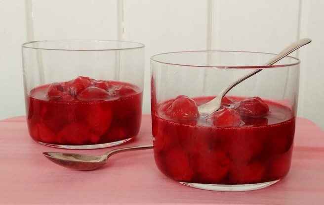 Fresh_Morello_cherry_compote_for_two