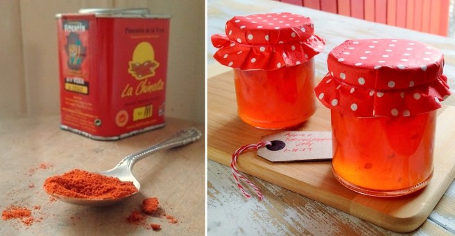Small_tin_of_hot_smoked_paprika_spice_with_2_jars_of_homemade_apple_and_hot_red_pepper_jelly