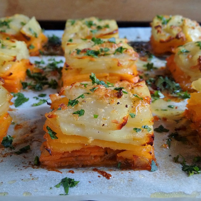 Layers_of_sweet_potato_turnip_(swede)_and_potatoes_baked_and_cut_into_squares