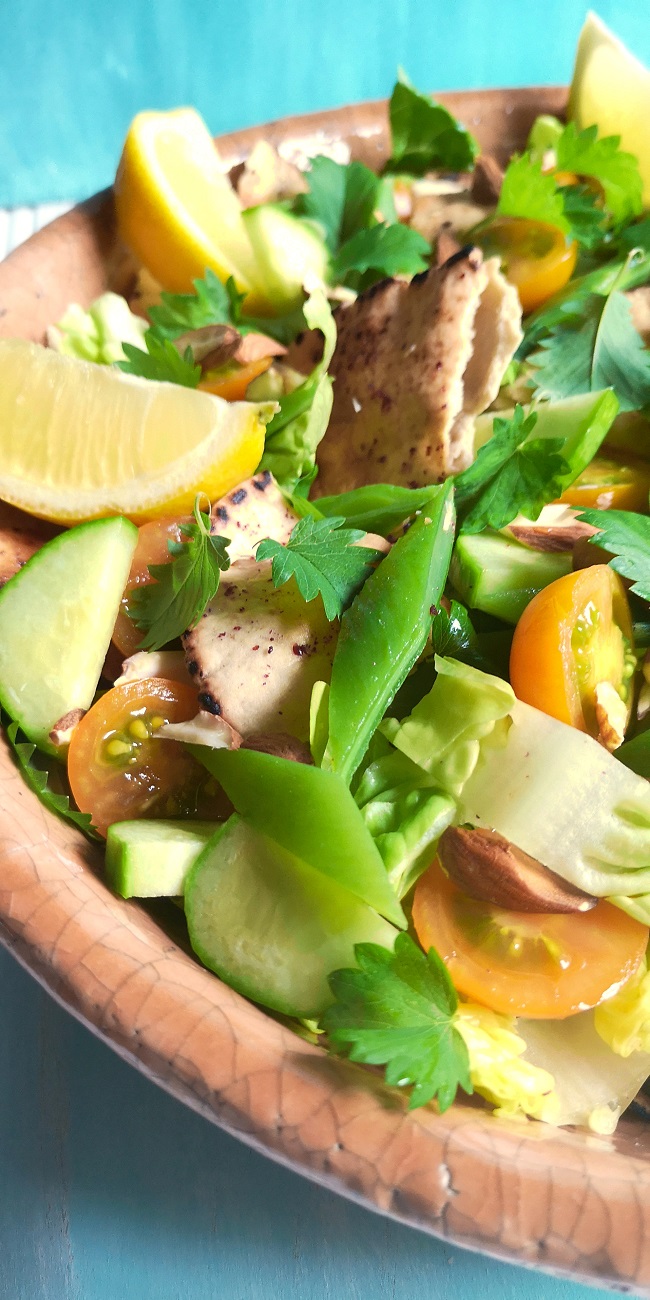 Runner_bean_fattoush_salad_close-up