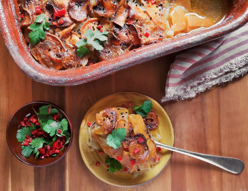 Swede_sweet_potato_and_potato_baked_dauphinoise-style