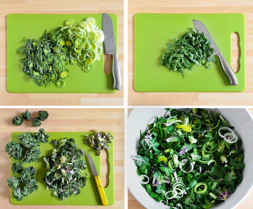 Preparing_leeks_wild_garlic_and_baby_kale