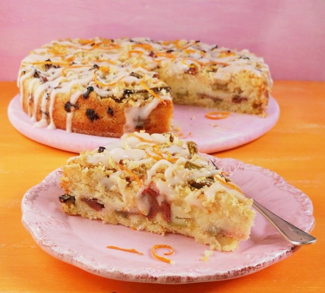 Drizzle_iced_spring-time_rhubarb_and_orange_streusel_cake