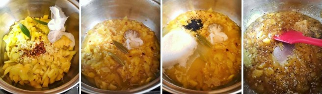 4_cooking_stages_in_making_mango_chutney