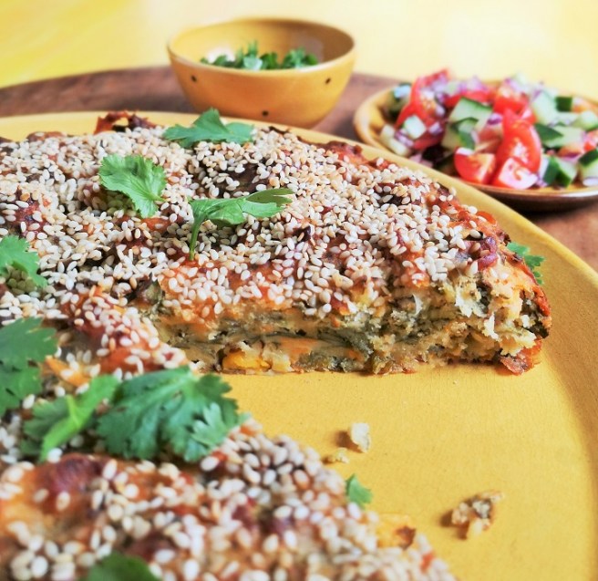 Sliced_Gujerati-style_spiced_vegetable_cake