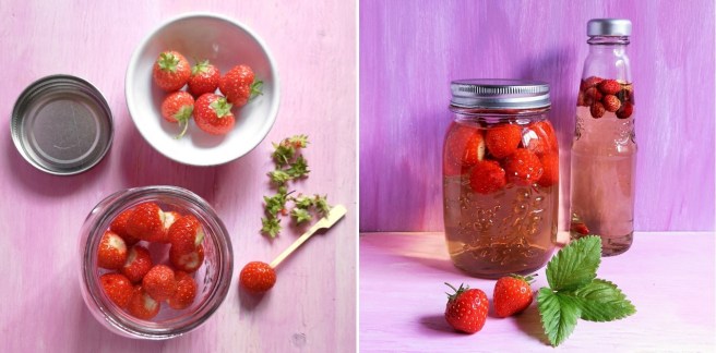 Preparing_strawberries_for_vinegar_making