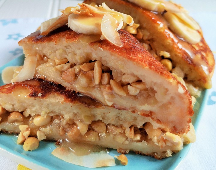 Close-up_on_peanut-filled_crumpet-style_pancake_wedges