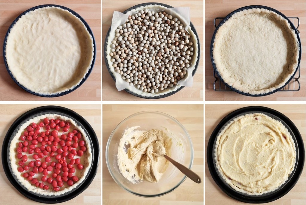 6_steps_to_preparing_Cherry_Bakewell_tart