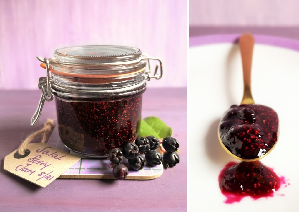 Salal berries jam and muffins (glutenfree; dairyfree; vegan) My