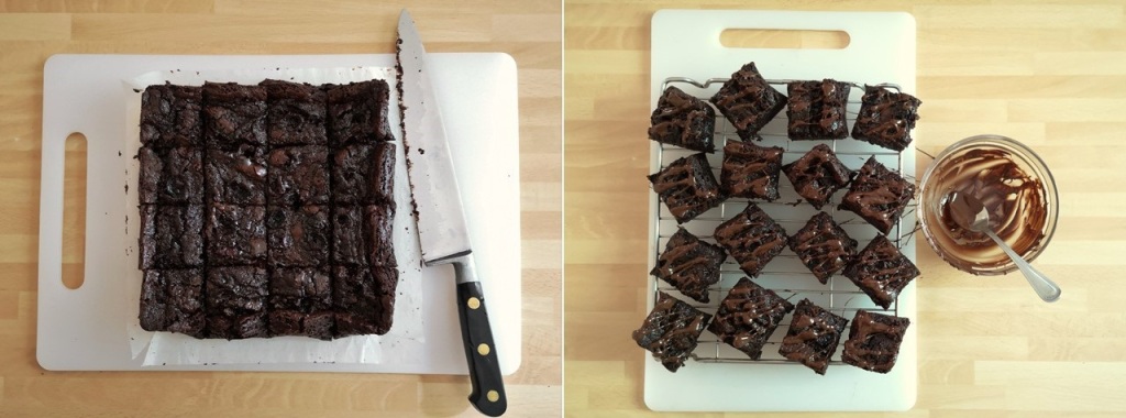 Drizzling_chocolate_brownies_with_chocolate