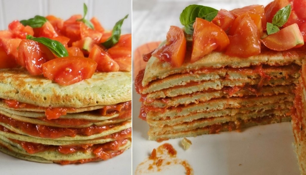 Close-up_of_pesto_pancake_layers_with_tomato_sauce_in_between