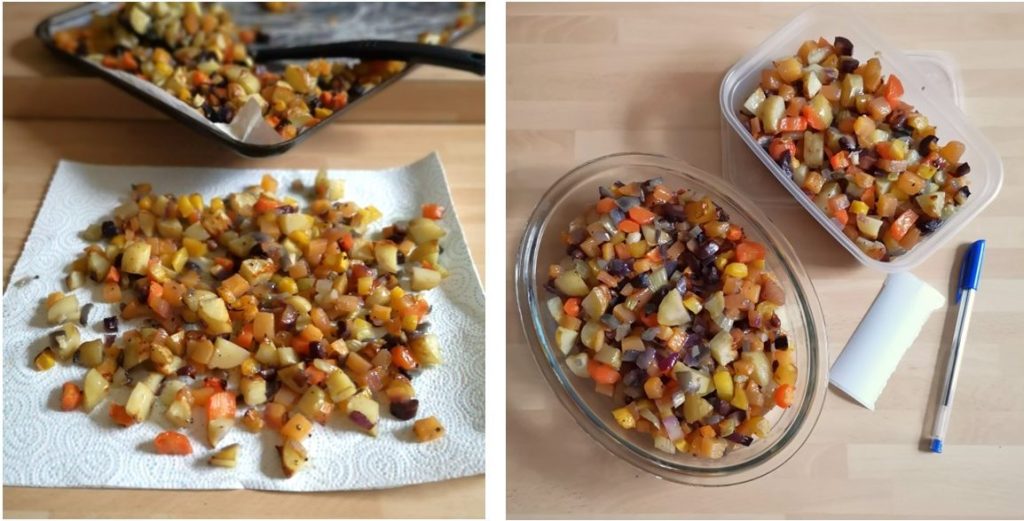 Cooked_diced_root_veg_ready_for_freezing