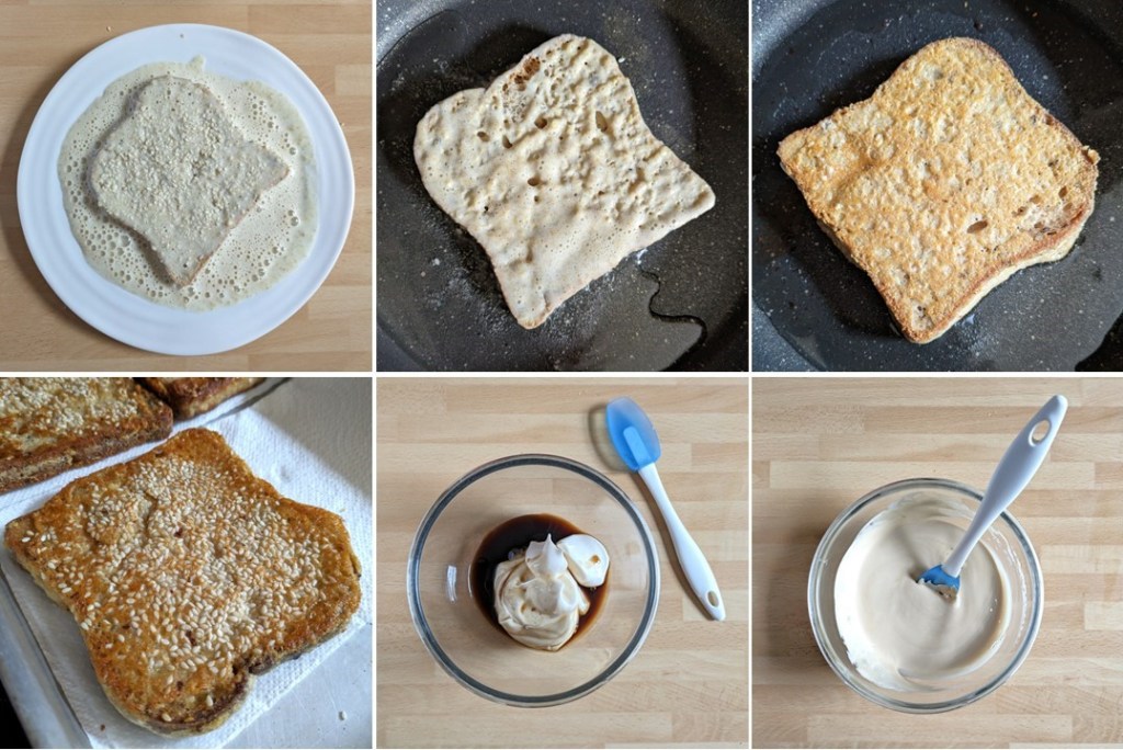Cooking_gluten-free_vegan_sesame_toast