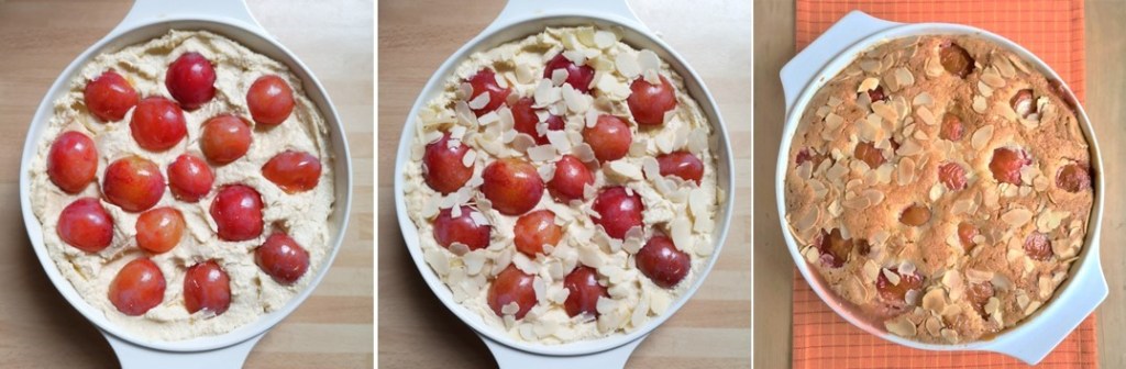 Assembly_and_baking_gluten-free_dairy-free_vegan_almond_plum_pudding