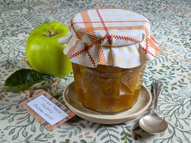 Jar_of_homemade_slow_cooker_curried_apple_chutney